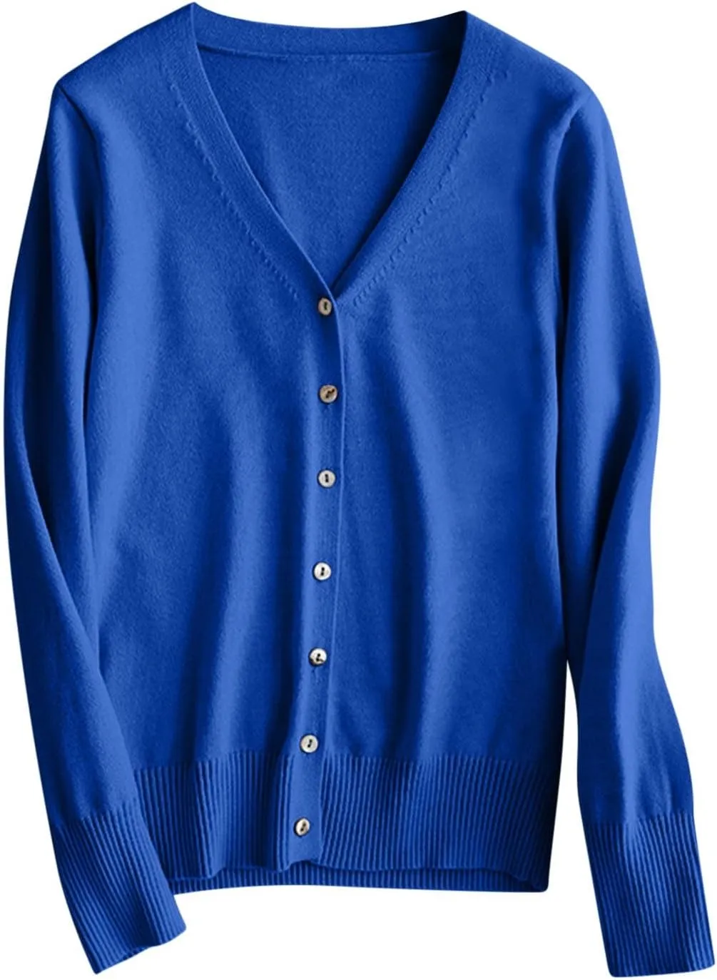 Womens Knit Cardigan Open Front Button Down Sweaters Solid V Neck Sweater 2025 Soft Warm Cardigan Cable Knit Cardigan