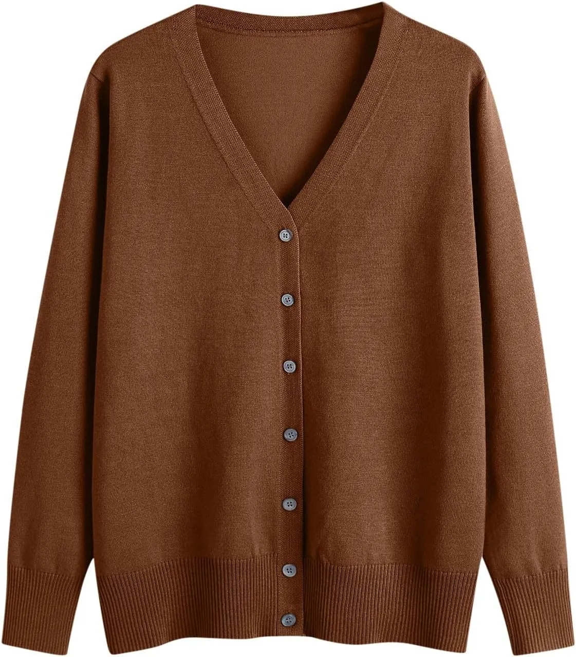 Womens Knit Cardigan Open Front Button Down Sweaters Solid V Neck Sweater 2025 Soft Warm Cardigan Cable Knit Cardigan