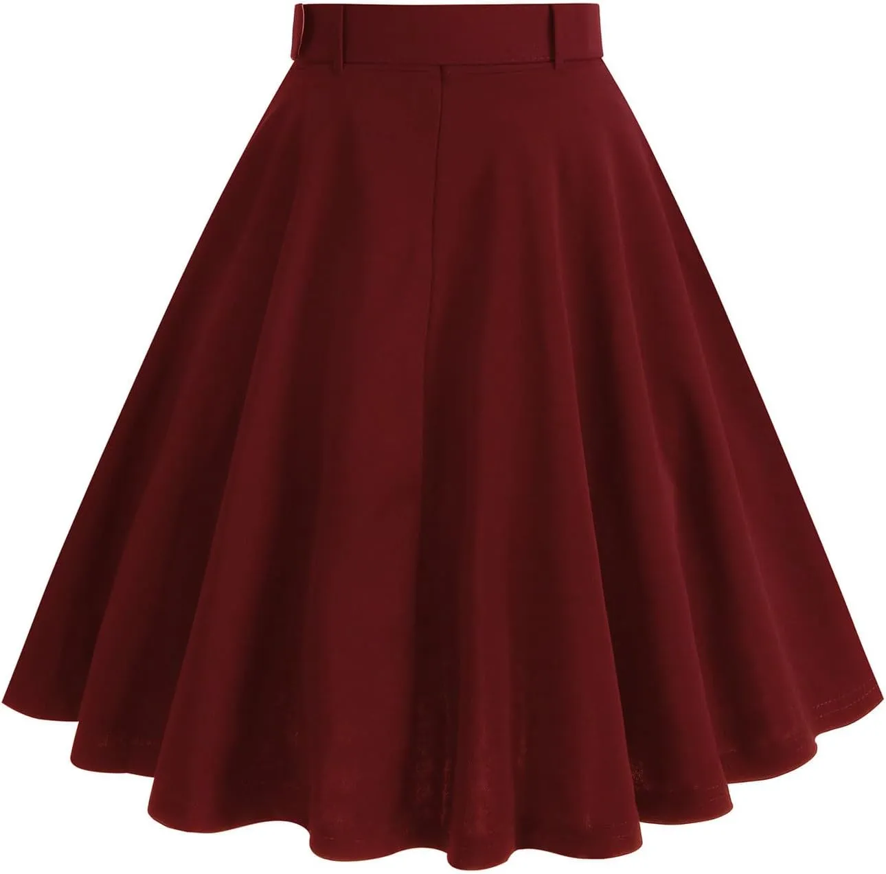 Women's Pleated Mini Skirts Casual Belted Button Down Business Work High Waist School Uniform Cheerleader Skirt