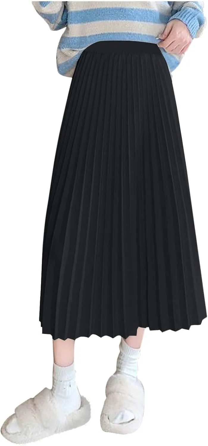 Women's Plus Size Satin Skirts 2025 Fashion Drawstring High Waisted Going Out Skorts Casual Summer Solid Loose Skirt