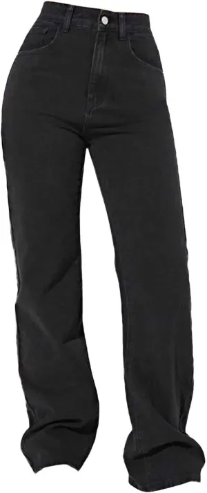 Womens Rise Stretch Boot Cut Jeans Fitting High Waisted Jeans Jeans Womans Woman's Jeans Jean
