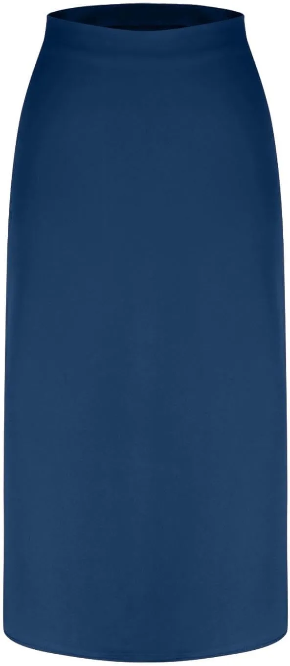 Women's Silk Satin Midi Skirt High Waisted Wrap Bodycon Long Pencil Skirts Dressy Elegant Skirt Party Clubwear
