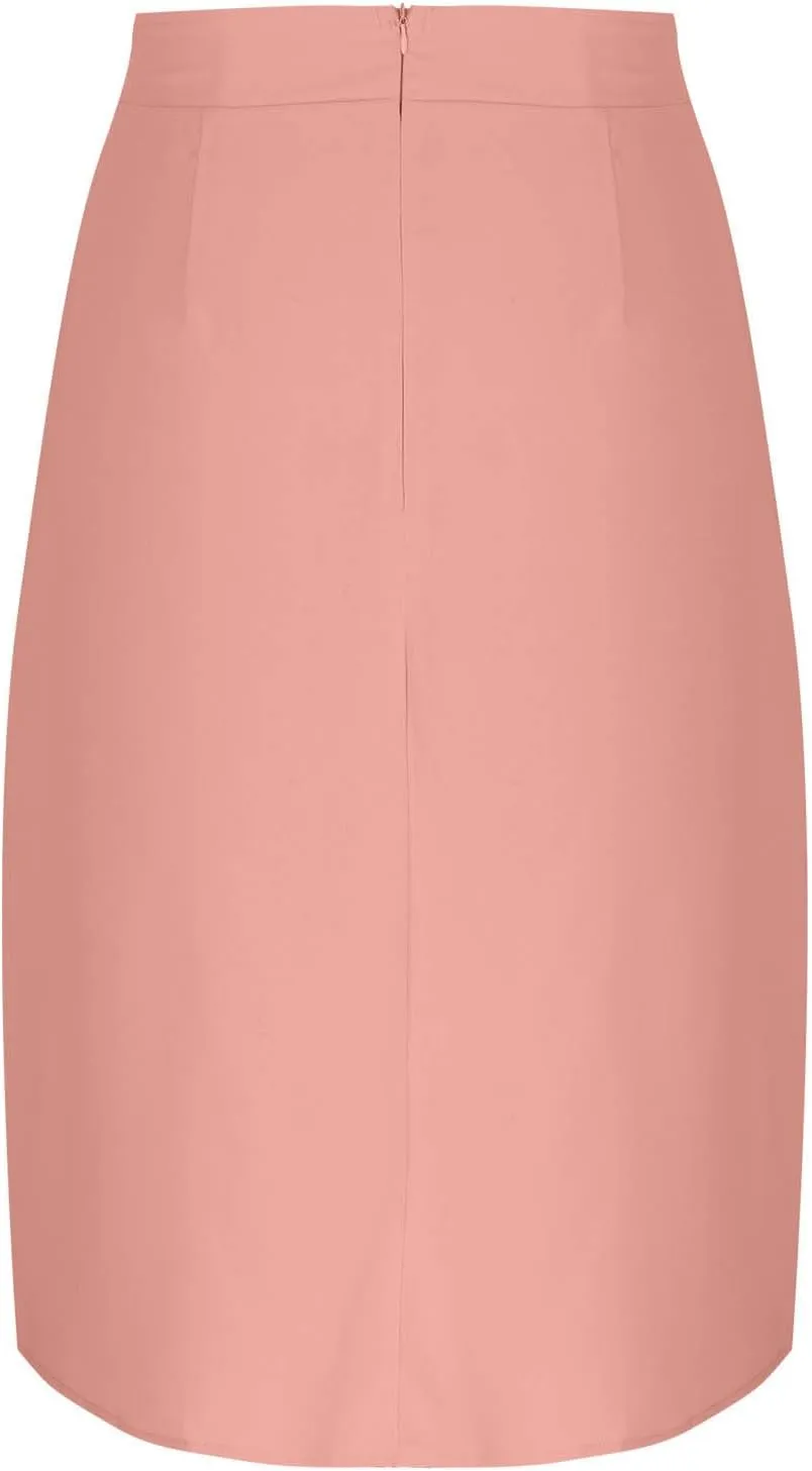 Women's Summer High Waisted Skirts Tiered Ruffle Skirts Boho Flowy Swing Pleated Skirt Casual A-Line Maxi Skirt