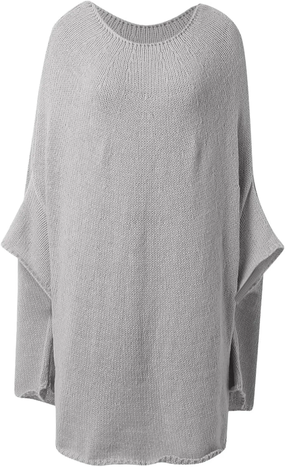 Womens Sweaters Cable Knit Round Neck Solid Color Long Sleeve Soft Lightweight Casual Jumper Tops