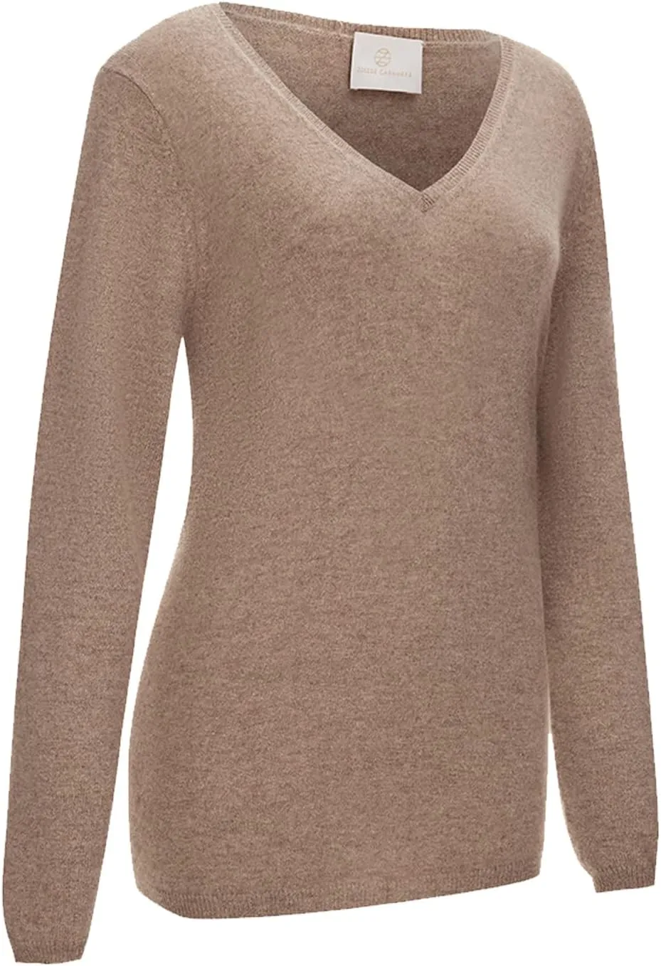 ZOEZOE Women Cashmere Sweater Womens Long Sleeve V Neck Pullover 100% Pure Cashmere Knitted Sweaters